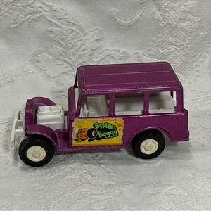 Vintage 1970 TOOTSIETOY Diecast and Plastic Bimini Buggy RESORT SHUTTUS BUS